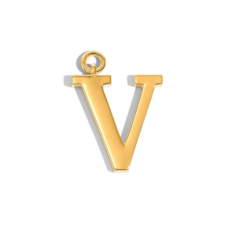 Initial Bag Charm (Gold)