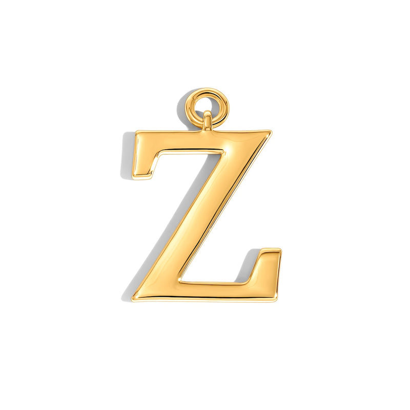 Initial Bag Charm (Gold)