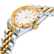 Mini Two Tone Pearl Link Belgravia 23 Watch