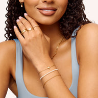 Molten Heart Made Mine Bracelet (Gold)