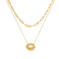 Vintage-Inspired Necklace Set (Gold)