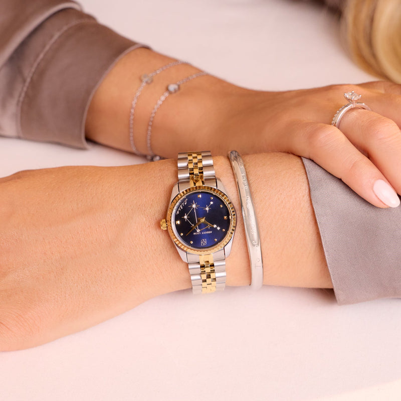 Custom Handwritten Domed Bangle (Silver)
