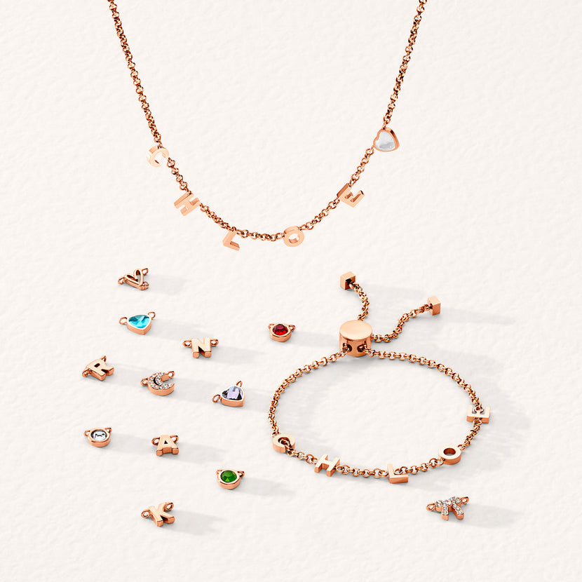 Made Mine Name Necklace - Rose Gold