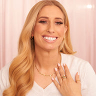 Mini Heart Birthstone Ring & Earring Set (Gold)
