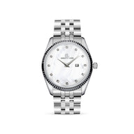 Silver Pearl Link Belgravia 36 Watch