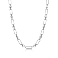 Layering Figaro Chain Necklace (Silver)