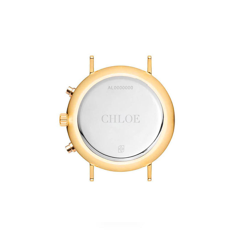 Gold Pearl Link Nueva 40 Watch