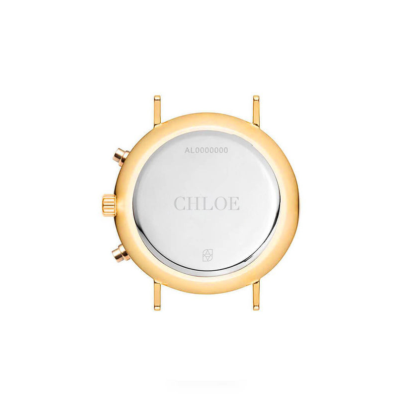 Gold Pearl Link Nueva 40 Watch