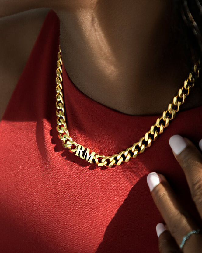 Initial Curb Set (Gold)