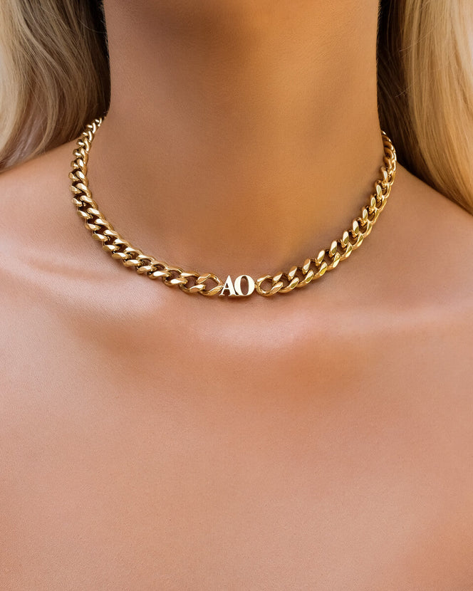 Initial Curb Set (Gold)