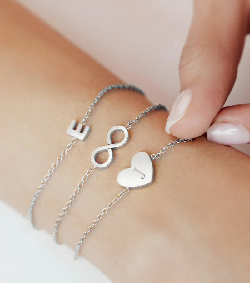 Made Mine Heart Bracelet (Silver)
