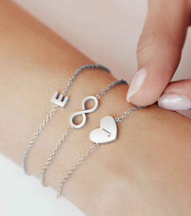 Made Mine Heart Bracelet (Silver)