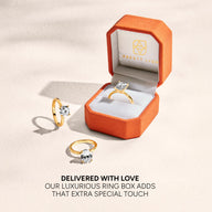 Emerald Cut Solitaire Ring 2ct (Gold)