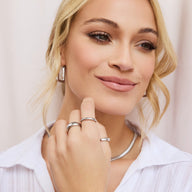 Domed Ring Stack (Silver)