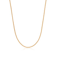 Layering Fine Chain Necklace (Gold)