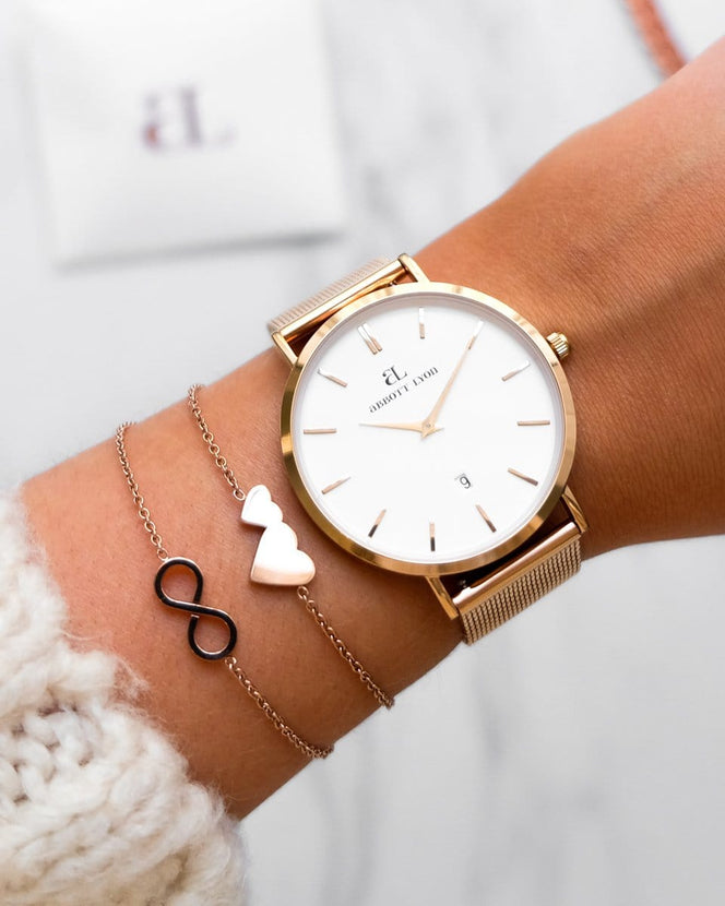 Made Mine Infinity Bracelet (Rose Gold)