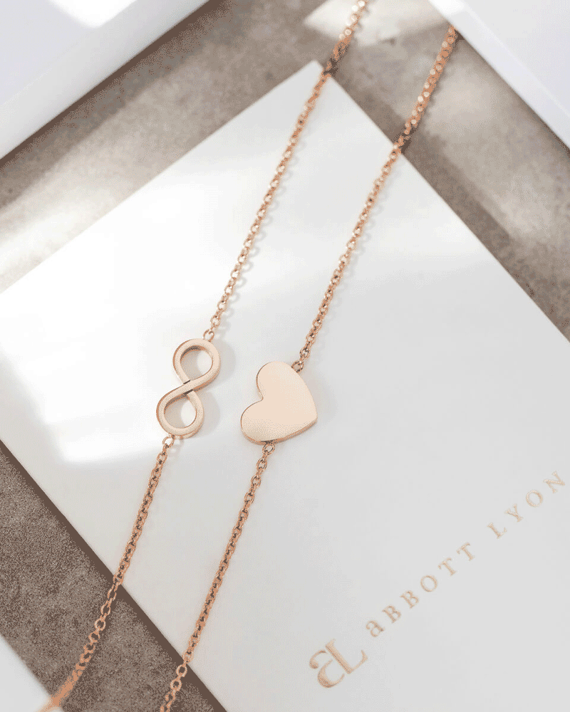 Made Mine Infinity Bracelet (Rose Gold)