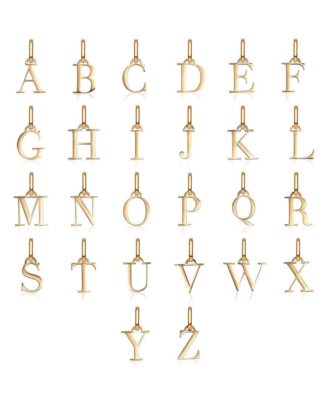 Letter & Birthstone Figaro Chain Bracelet (Gold)